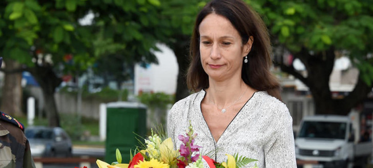 Isabelle Champmoreau, membre du gouvernement en charge notamment de l’enseignement, a participé à la cérémonie.