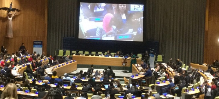 Plus de 700 jeunes et une cinquantaine de représentants de gouvernements ont participé au Forum de la jeunesse 2018 les 30 et 31 janvier au siège de l’ONU à New York.