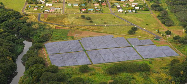   La centrale photovoltaïque au sol Hélio Témala s’étend sur 4,5 hectares.