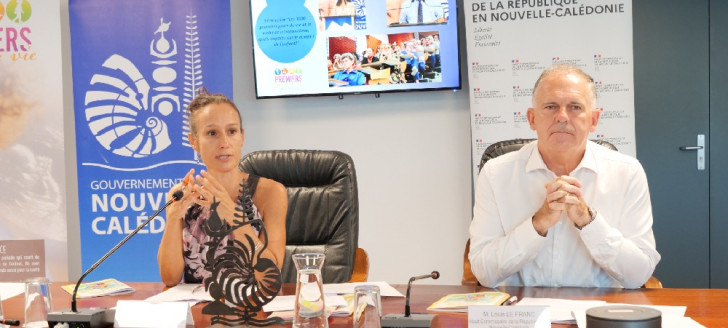 Isabelle Champmoreau et Louis Le Franc, ont animé une conférence de presse au gouvernement.