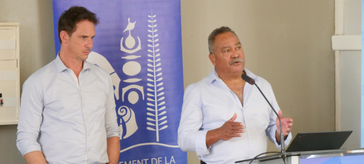 Aurélien Gaucherand et Samuel Hnepeune lors de la restitution de la mission AFPA.