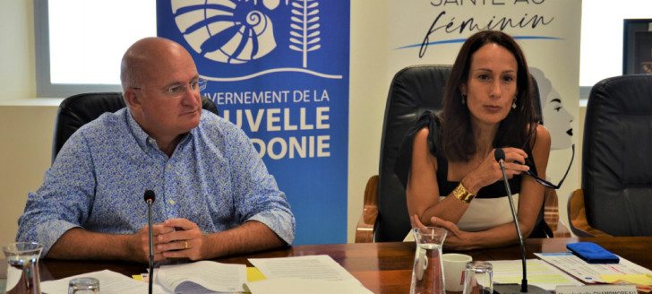 Yoann Lecourieux, maire de la ville de Dumbéa et Isabelle Champmoreau, membre du gouvernement, ont présenté les temps forts organisés à l’occasion de la Journée internationale des droits des femmes, lors d’une conférence de presse au gouvernement. Yoann Lecourieux, maire de la ville de Dumbéa et Isabelle Champmoreau, membre du gouvernement, ont présenté les temps forts organisés à l’occasion de la Journée internationale des droits des femmes, lors d’une conférence de presse au gouvernement.