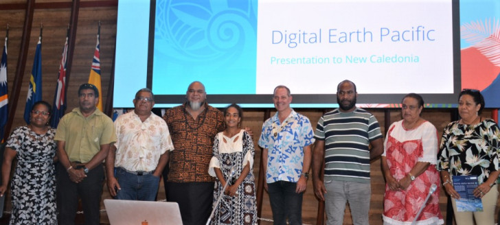 La présentation de l'outil "Digital Earth Pacific" a eu lieu a la CPS.
