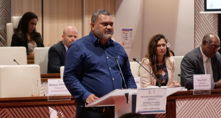Le président du gouvernement Milakulo Tukumuli a prononcé sa déclaration de politique générale au Congrès.