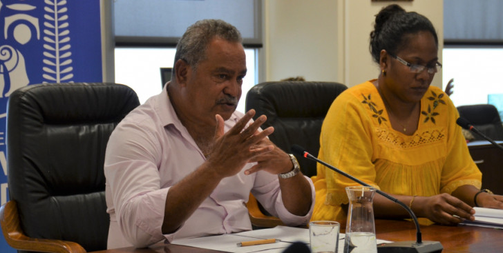 Samuel Hnepeune a présenté les grands axes de la feuille de route du secteur de la formation professionnelle.