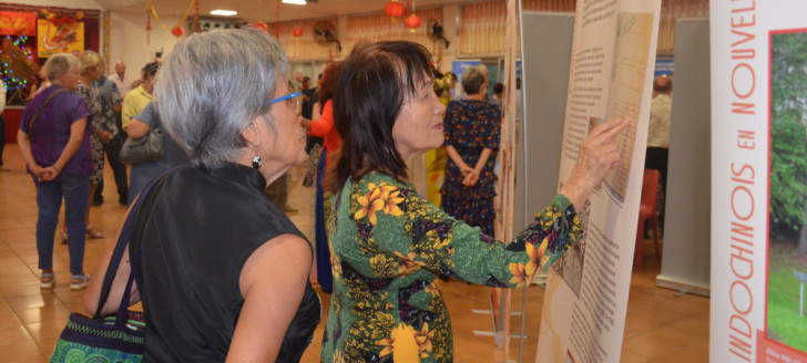 L'exposition a été inaugurée au foyer vietnamien.