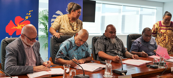 La création du programme Ambassadeurs de la Tech NC a été officialisé par la signature d’une convention cadre, le lundi 12 septembre au siège du gouvernement.