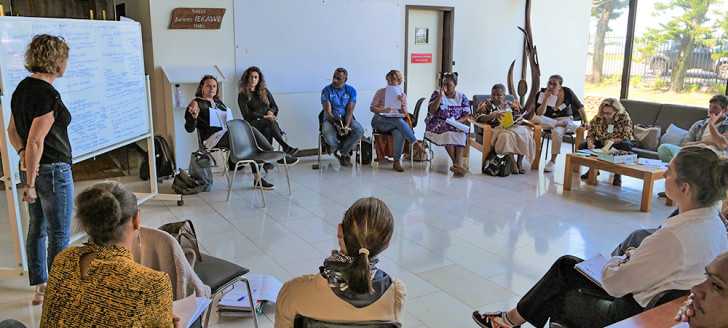 Les participants au séminaire ont été répartis dans des groupes de travail formés autour de quatre thématiques.