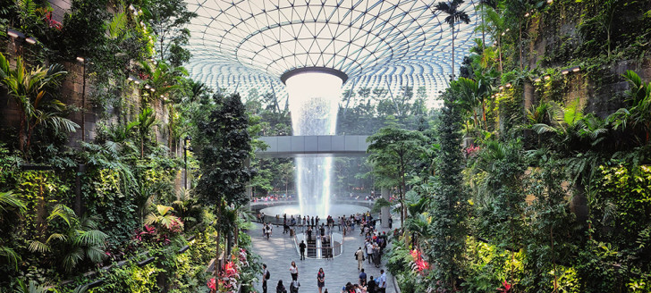 Changi est classé septième aéroport mondial en terme de fréquentation.