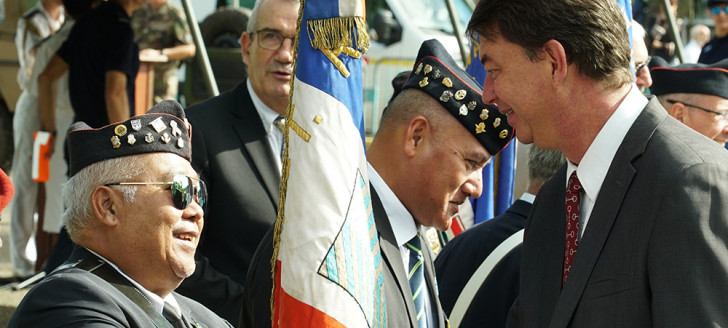 Thierry Santa a assisté au défilé du 14 Juillet.