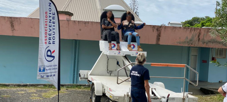 L’association Prévention routière Nouvelle-Calédonie va développer ses actions hors du Grand Nouméa comme ici à Touho (© photos association Prévention routière NC).