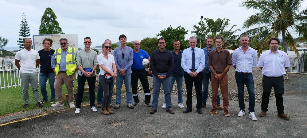 Lancement des travaux pour la construction du radar météorologique de Nouméa